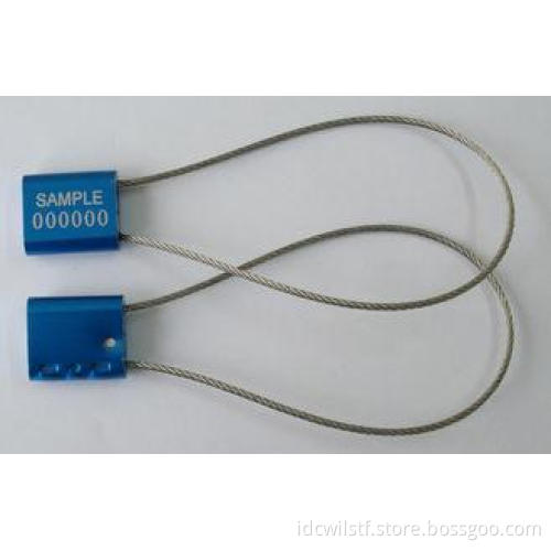 2.0mm Steel Wire Cable Security Seals With Die Casting Alum